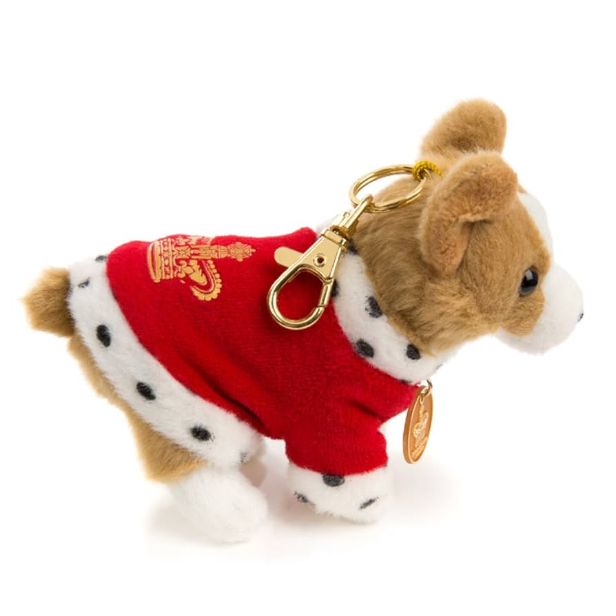 英国エリザベス女王　紅茶空き缶　コーギーマスコット　王冠キーホルダー Amazon.co.jp: 英国Royal Collection（ロイヤルコレクション